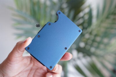 Minimal Card Holder with Cash Strap