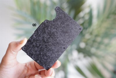 Minimal Card Holder with Cash Strap