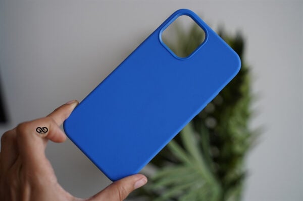 Ocean Blue Genuine Silicone Case For iPhone 12 Pro Max - Image 15