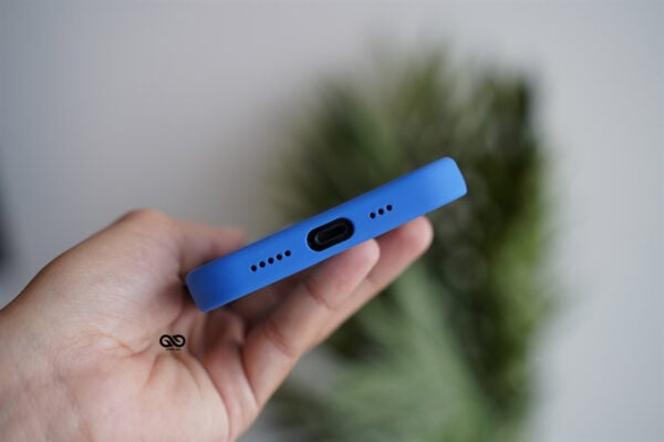 Ocean Blue Genuine Silicone Case For iPhone 12 Pro Max - Image 14
