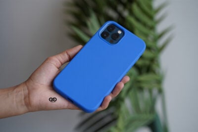 Ocean Blue Genuine Silicone Case For iPhone 12 Pro Max