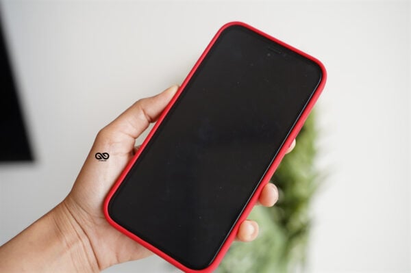 Red Genuine Silicone Case For iPhone 12 Pro Max - Image 14