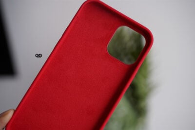Red Genuine Silicone Case For iPhone 12 Pro Max