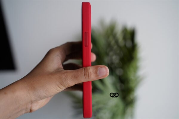 Red Genuine Silicone Case For iPhone 12 Mini - Image 6