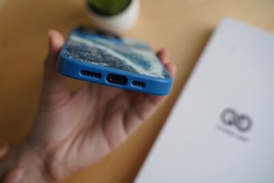 Sand Texture Bling Case