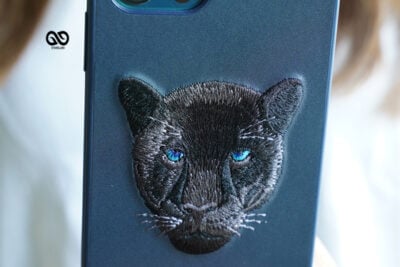 Black Panther Leather Case - Blue For iPhone 12 Pro Max