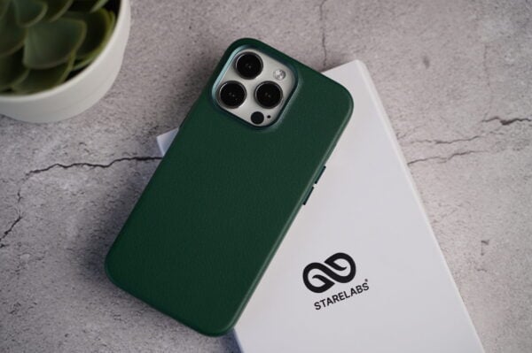 Grainy Textured Vegan Leather Case for iPhone 13 Pro - Image 57