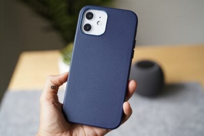 Grainy Textured Vegan Leather Case for iPhone 12