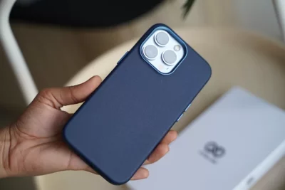 Grainy Textured Vegan Leather Case for iPhone 13 Pro