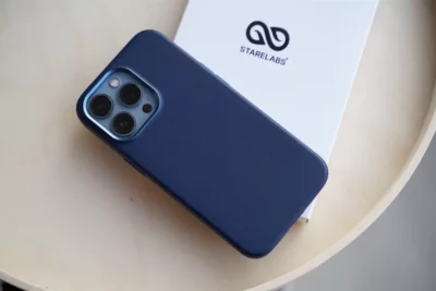 Grainy Textured Vegan Leather Case for iPhone 13 Pro