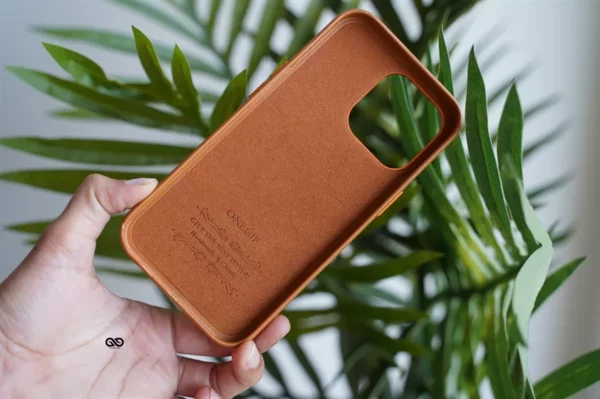 Grainy Textured Vegan Leather Case for iPhone 12 - Image 2