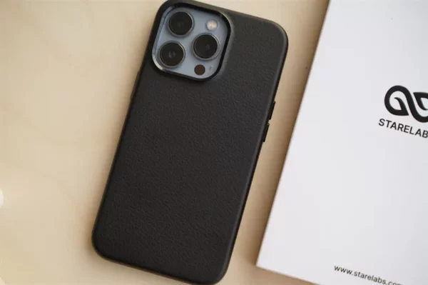 Grainy Textured Vegan Leather Case for iPhone 13 Pro - Image 34