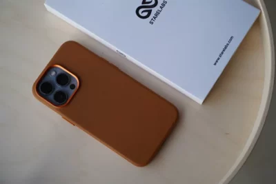 Grainy Textured Vegan Leather Case for iPhone 13 Pro