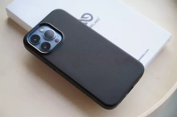 Grainy Textured Vegan Leather Case for iPhone 13 Pro - Image 44