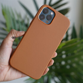 Grainy Textured Vegan Leather Case for iPhone 12 Pro