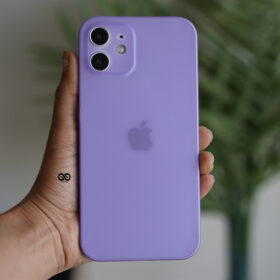 Purple Ultra Thin Case for iPhone 12