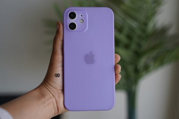 Purple Ultra Thin Case for iPhone 12