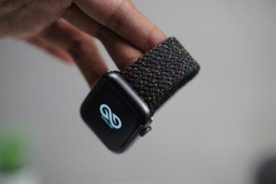 Black Unity Braided Solo Loop For Apple Watch 42MM 41MM 40MM Series 4 5 6 7 8 9 10 SE SE 2 Gen