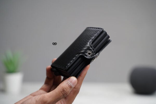 Carbon Fiber Leather Card and Cash Holder - Image 13