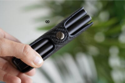 Carbon Fiber Leather Card and Cash Holder