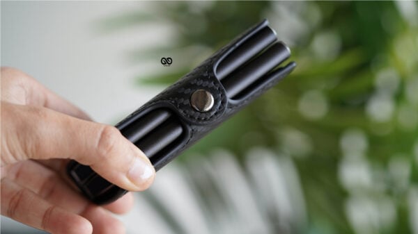 Carbon Fiber Leather Card and Cash Holder - Image 10