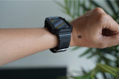 Rugged Protective Bumper with Band