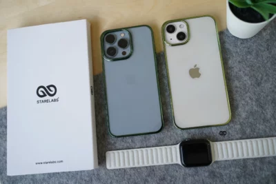 Hard Case with Colored Border
