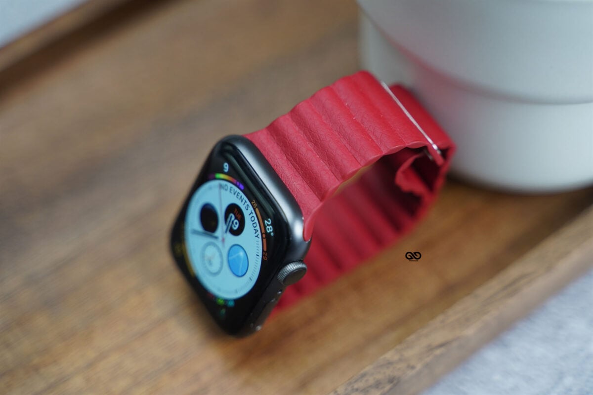 Magnetic leather Loop for Apple Watch 44MM 45MM 46MM Series 4 5 6 7 8 9 10 SE SE 2 Gen