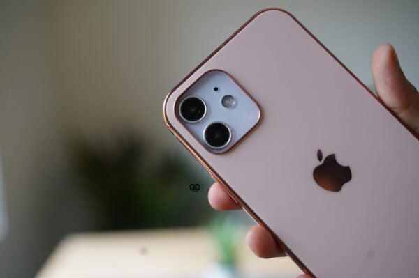 Rose Gold Glass Finish Soft case for iPhone 12 Mini - Image 6