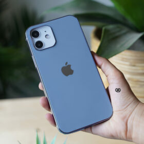 Sierra Blue Soft Glass Finish case for iPhone 12