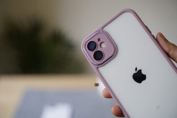 Transparent Case with Colored Border and Camera Lens Protector - Image 13