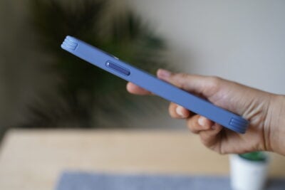 Transparent Case with Colored Border and Camera Lens Protector