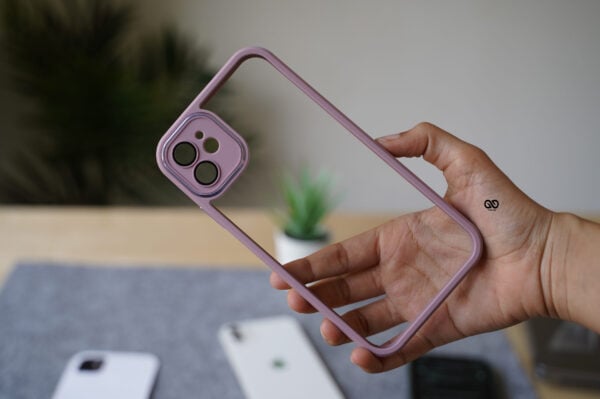 Transparent Case with Colored Border and Camera Lens Protector - Image 27