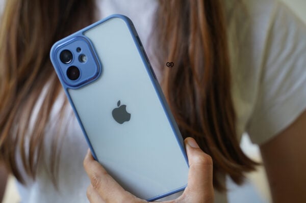 Transparent Case with Colored Border and Camera Lens Protector - Image 34