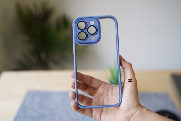 Transparent Case with Colored Border and Camera Lens Protector - Image 39