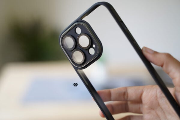 Transparent Case with Colored Border and Camera Lens Protector - Image 55