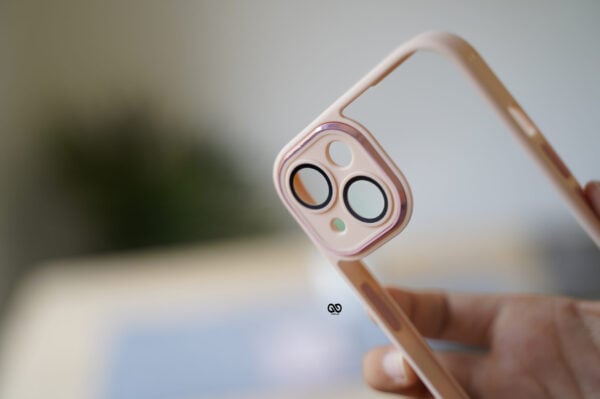 Transparent Case with Colored Border and Camera Lens Protector - Image 7