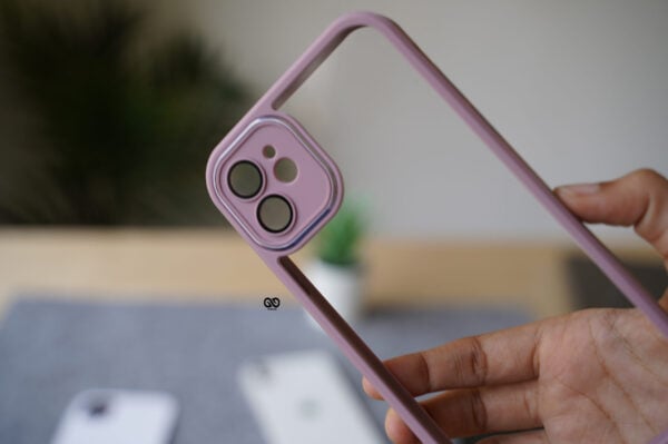 Transparent Case with Colored Border and Camera Lens Protector - Image 76