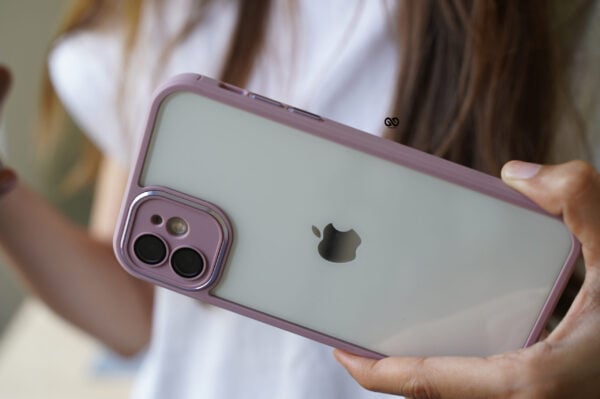 Transparent Case with Colored Border and Camera Lens Protector - Image 89