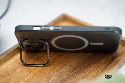 Magsafe Matte Finish Case with Kickstand Ring Feature