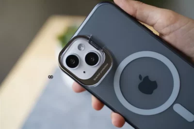 Magsafe Matte Finish Case with Kickstand Ring Feature