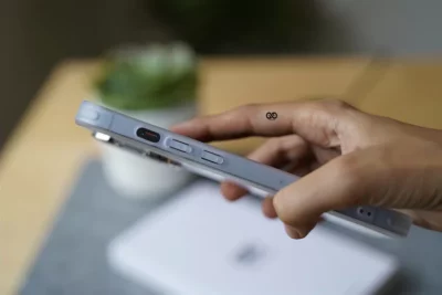 Magsafe Matte Finish Case with Kickstand Ring Feature