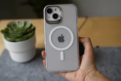 Magsafe Matte Finish Case with Kickstand Ring Feature