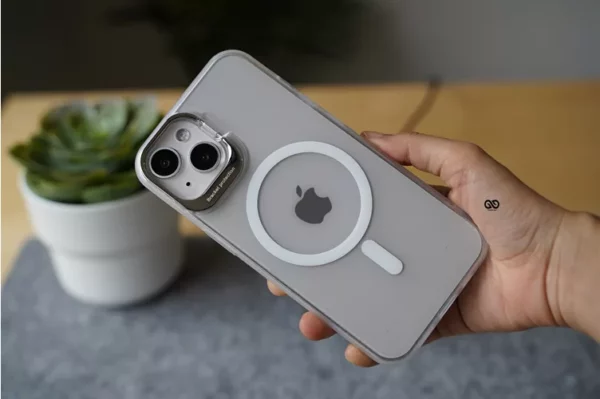 Magsafe Matte Finish Case with Kickstand Ring Feature - Image 36