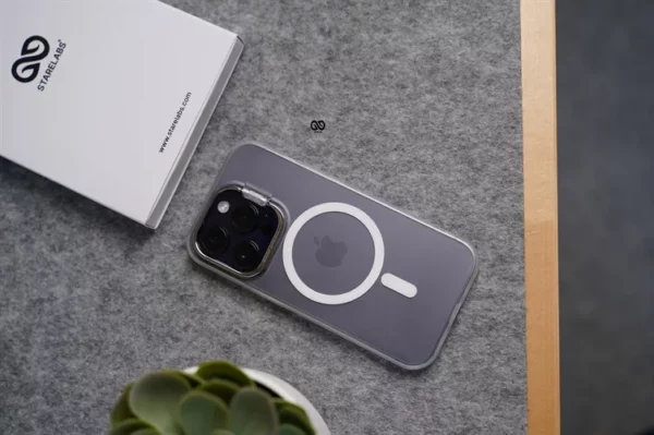 Magsafe Matte Finish Case with Kickstand Ring Feature - Image 129