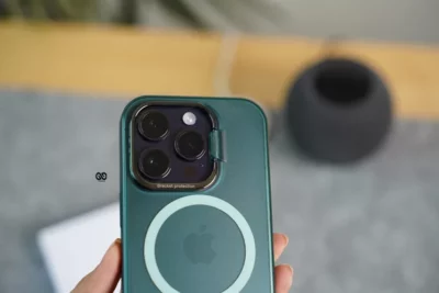 Magsafe Matte Finish Case with Kickstand Ring Feature