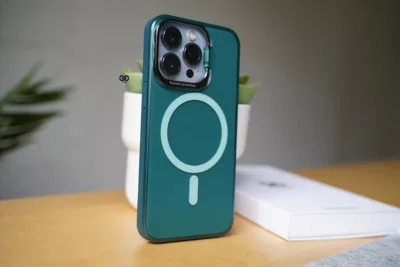 Magsafe Matte Finish Case with Kickstand Ring Feature