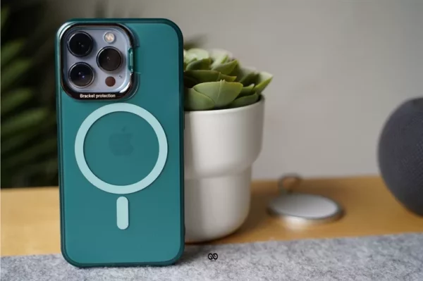 Magsafe Matte Finish Case with Kickstand Ring Feature - Image 76