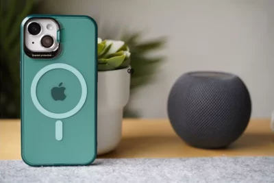 Magsafe Matte Finish Case with Kickstand Ring Feature