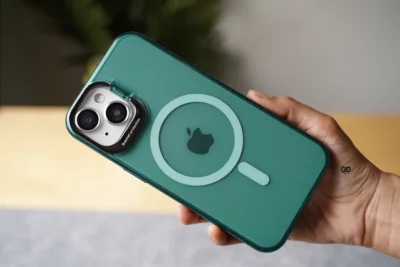 Magsafe Matte Finish Case with Kickstand Ring Feature